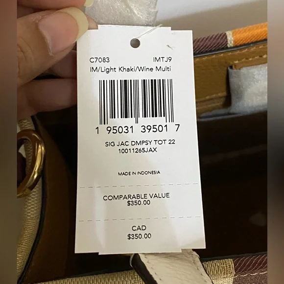 Coach Small Tote Bag